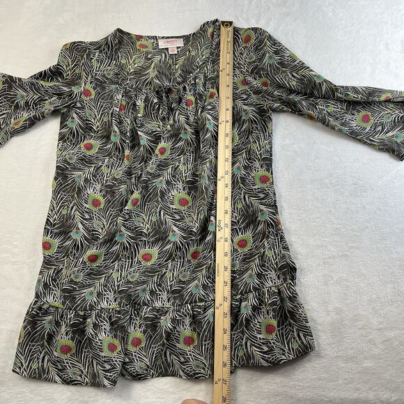 Y2K Liberty of London XS Isis Floral Feather Tunic Top Peasant Blouse Target - Picture 9 of 11